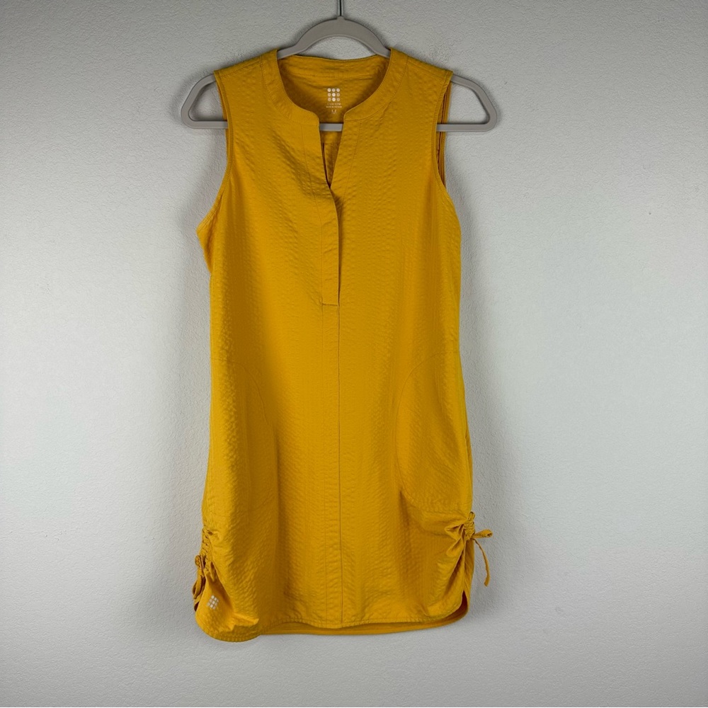 Title Nine Yellow Gold Speed Racer Cinchable Outdoor Dress Size Medium